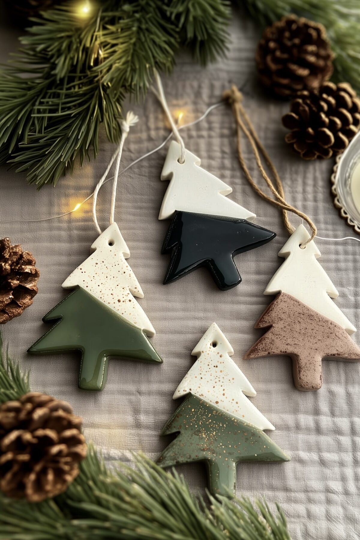 sapin argile autodurcissante diy décoration
