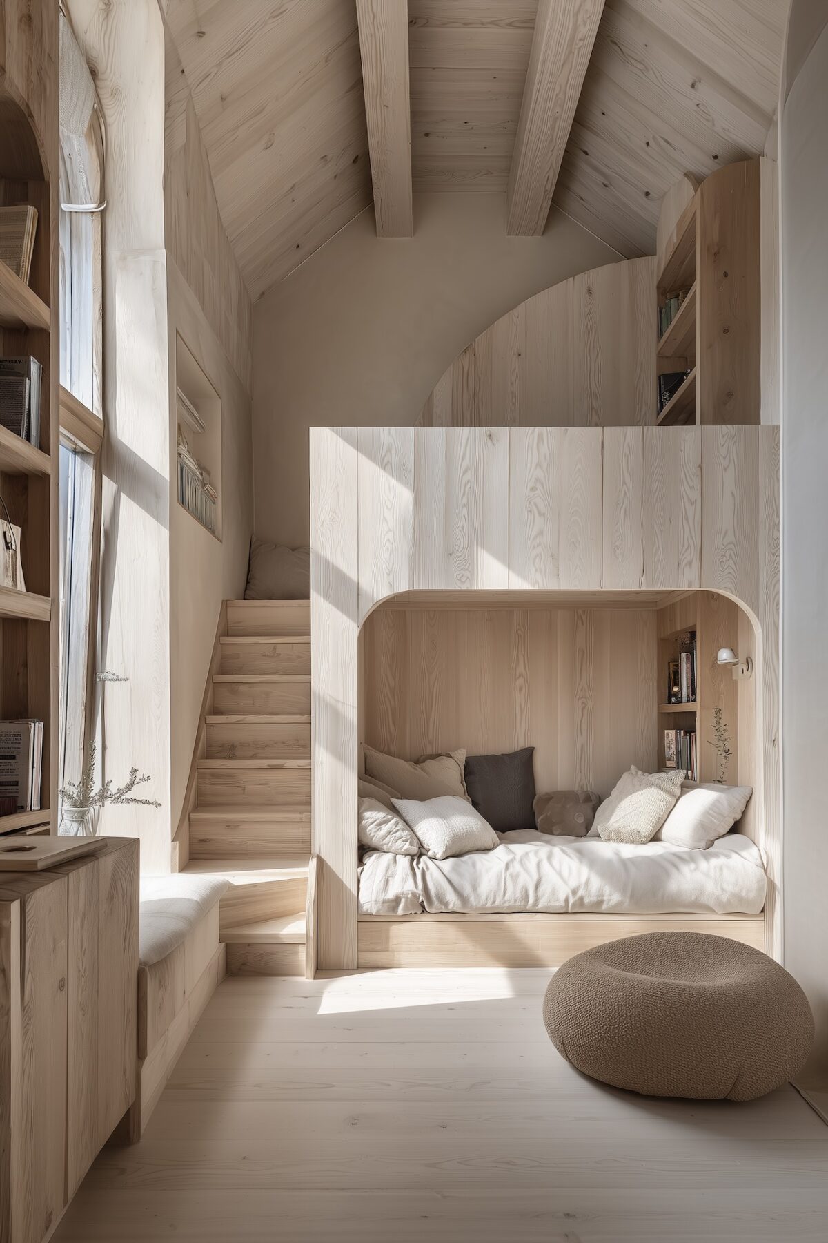 chambre deux enfants mezzanine profiter hauteur sous plafond