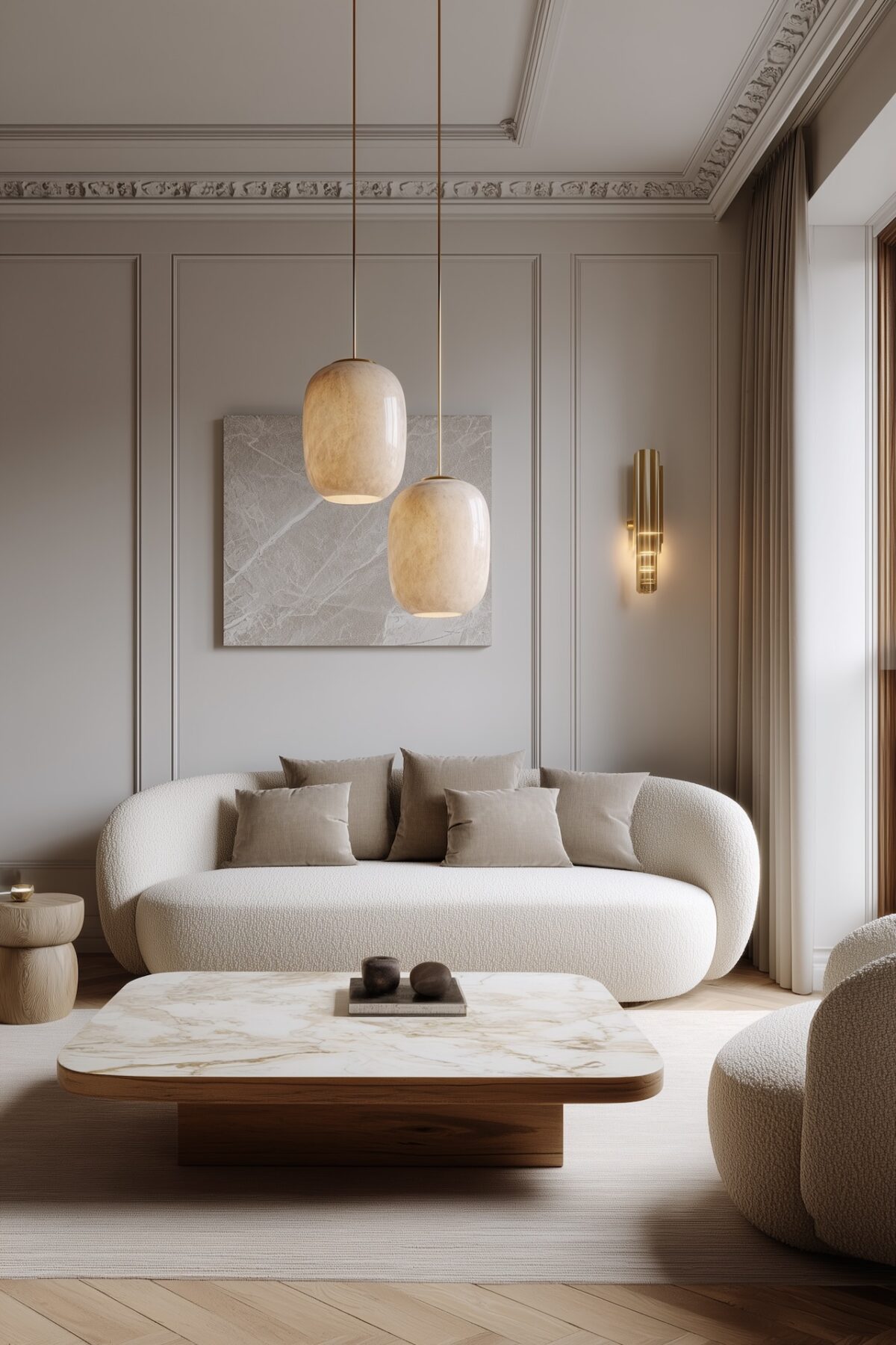 comment moderniser appartement parisien beige moulures