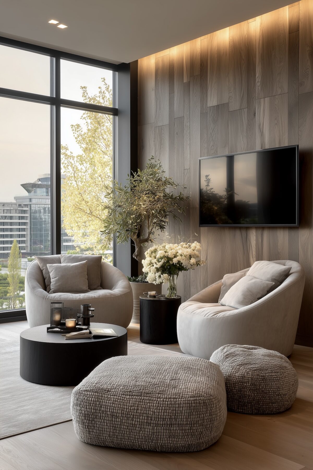 plan aménagement salon 15m2 convivial