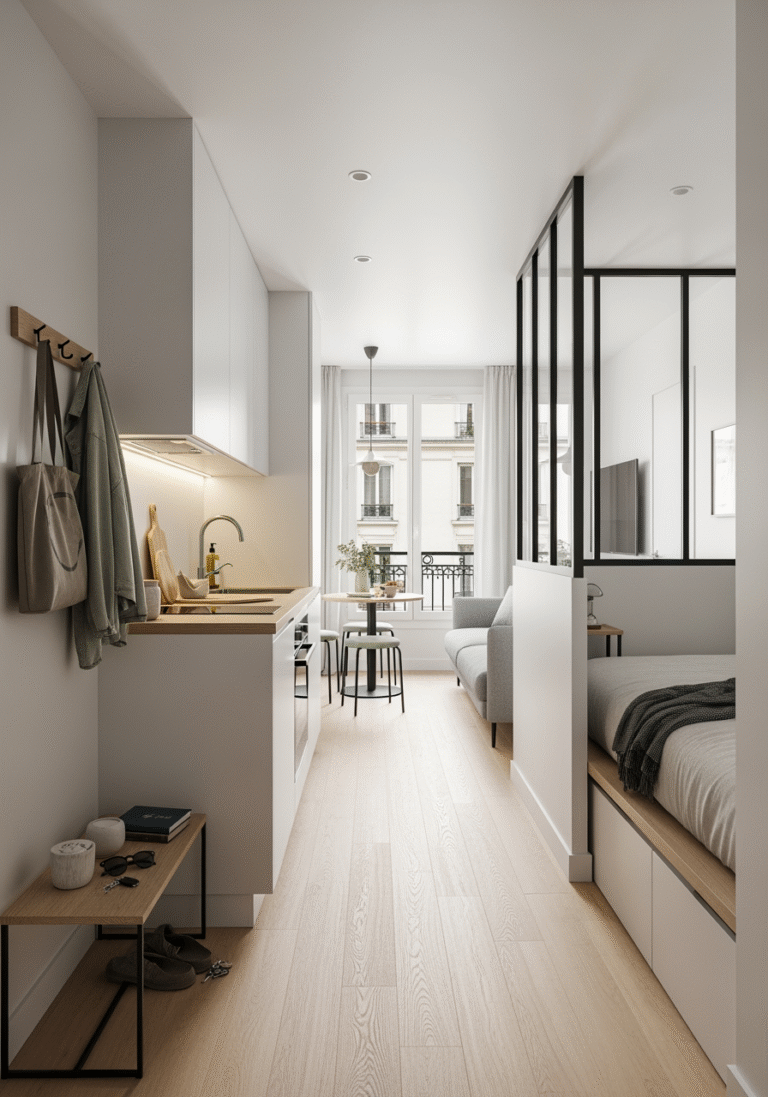 Plans, cotes et circulation : organiser un 30 m2 comme un deux-pièces