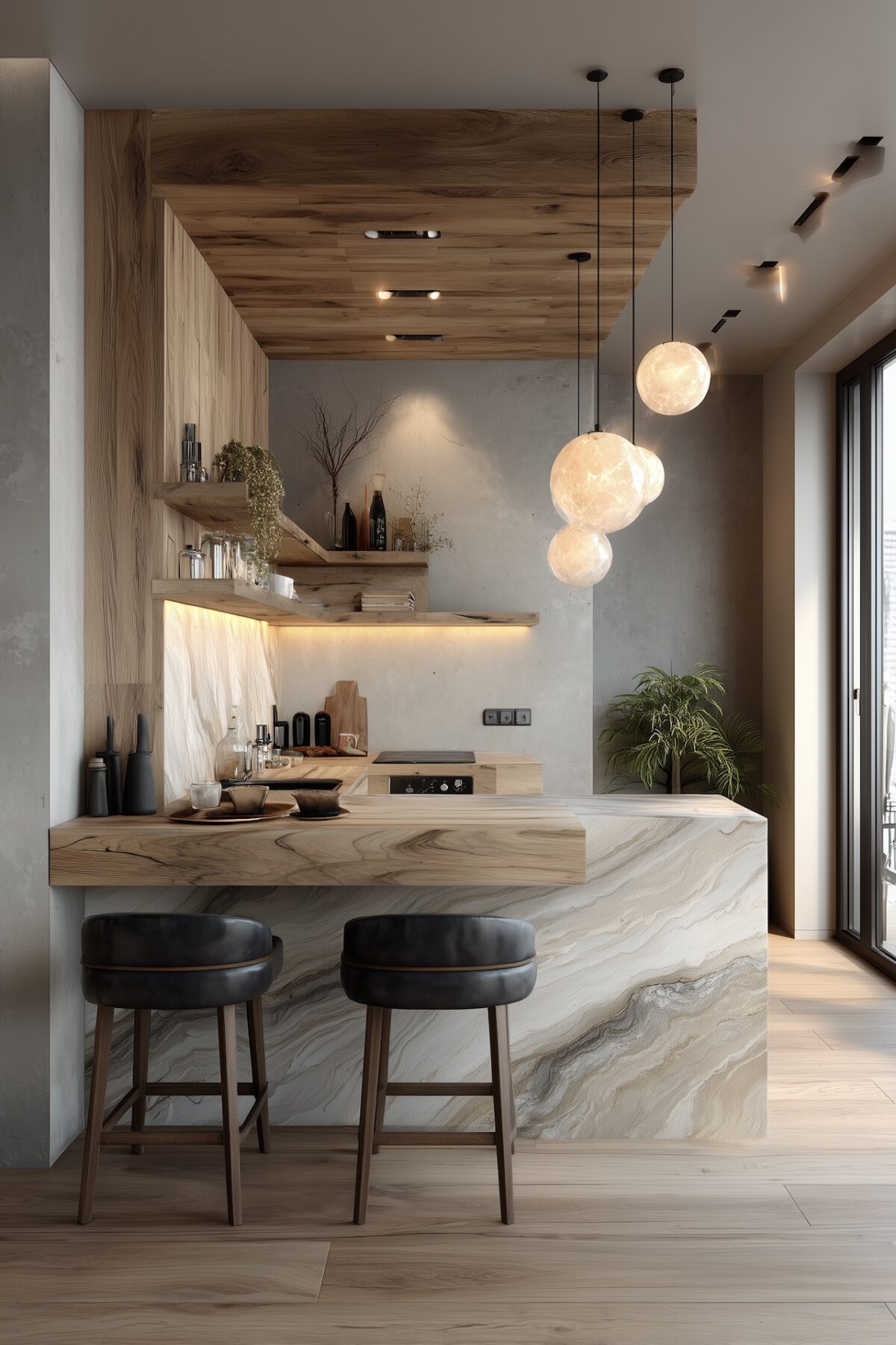 aménagement espace organiser coin repas 2 studio