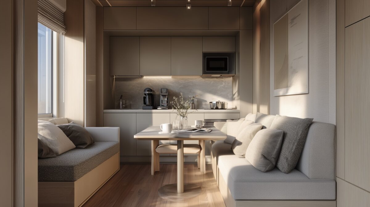 comment organiser coin repas studio - blog déco