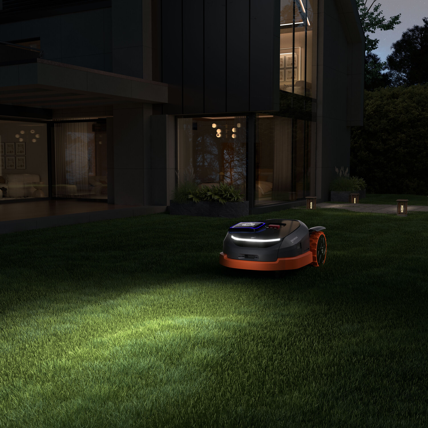 conseils entretien pelouse maison architecture contemporaine