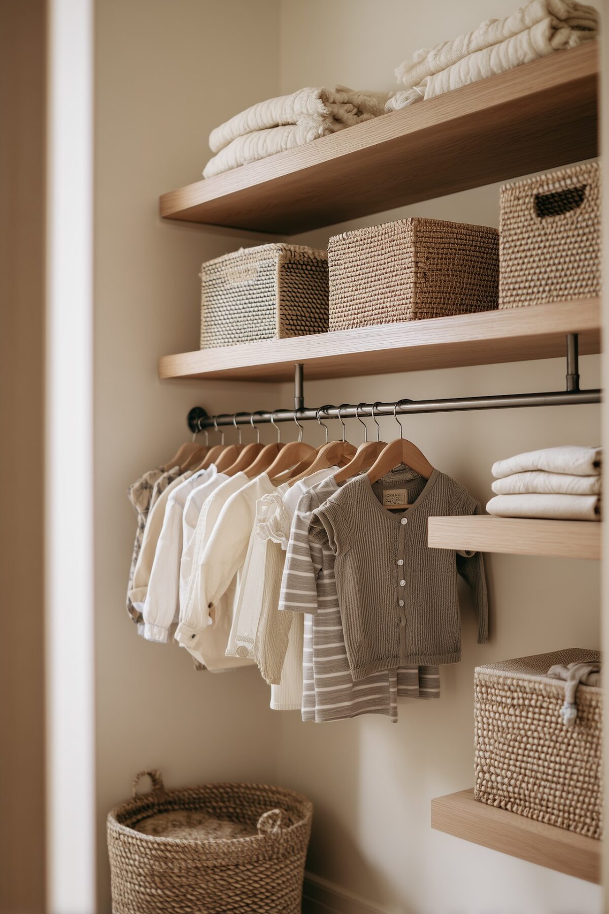 Dressing enfant minimal bois fibres naturelles
