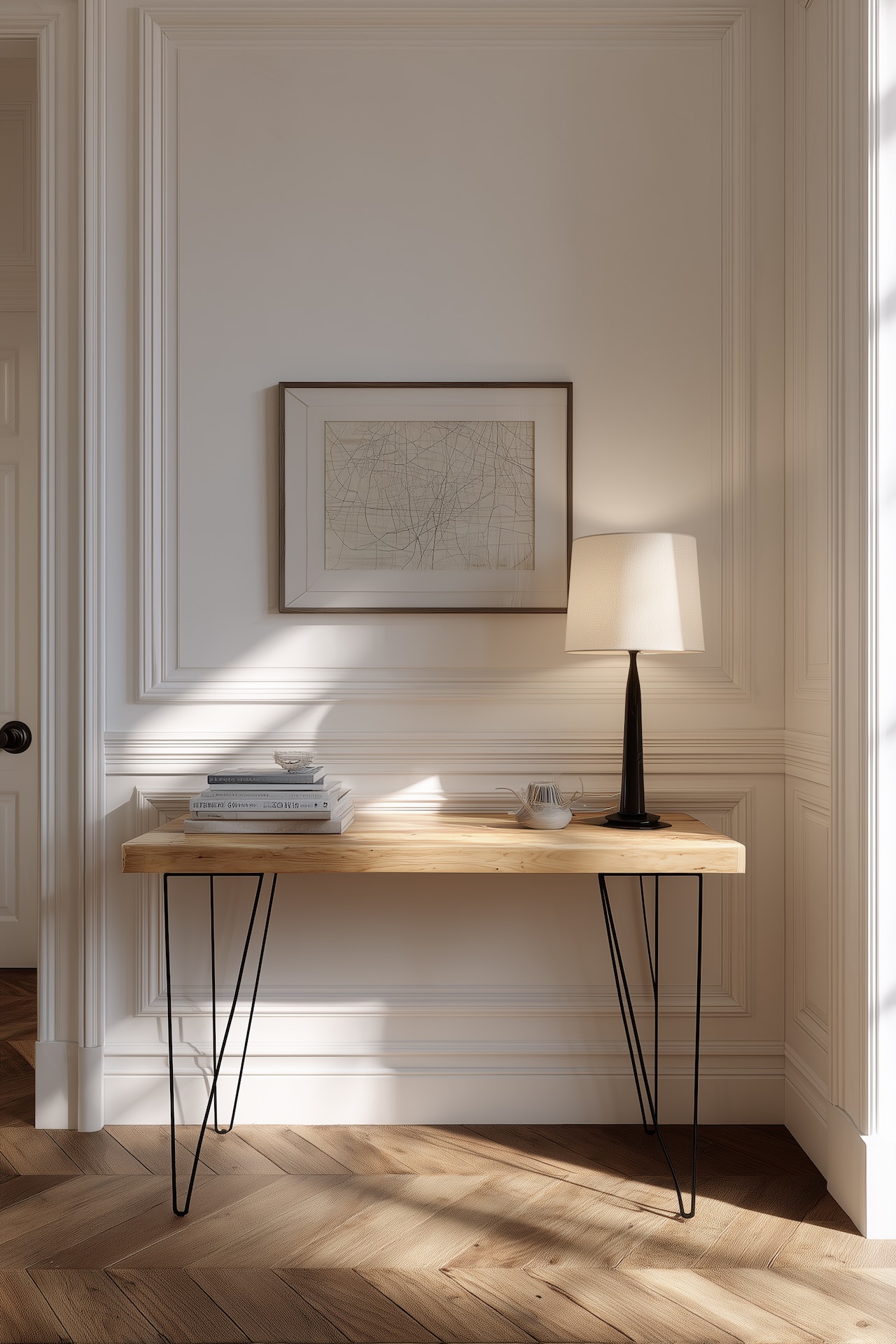 meuble industriel pas cher diy console minimal