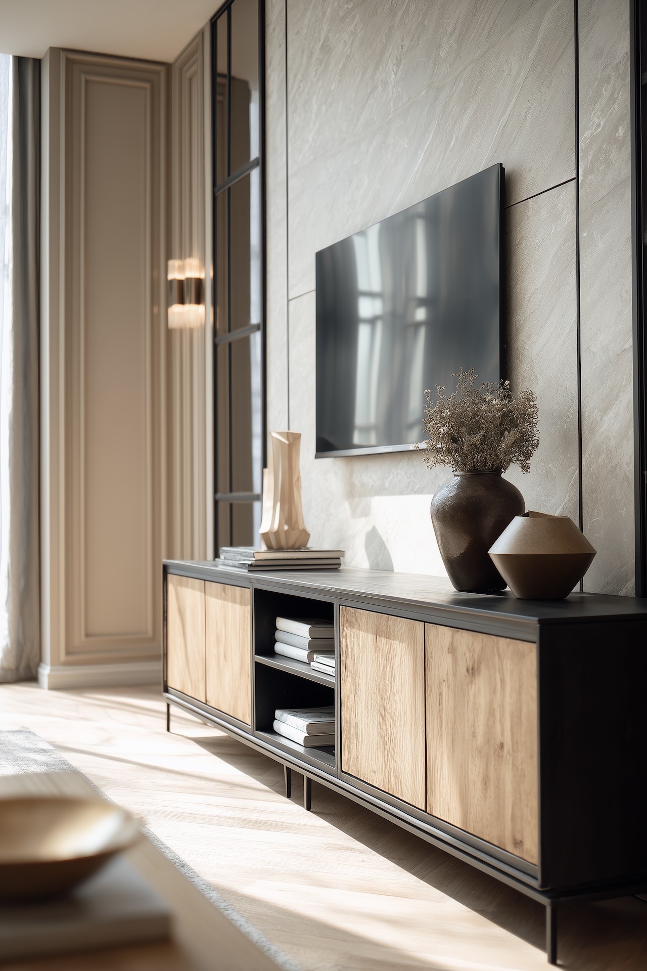 appartement parisienne moderne traditionnel décoration luxe tendance