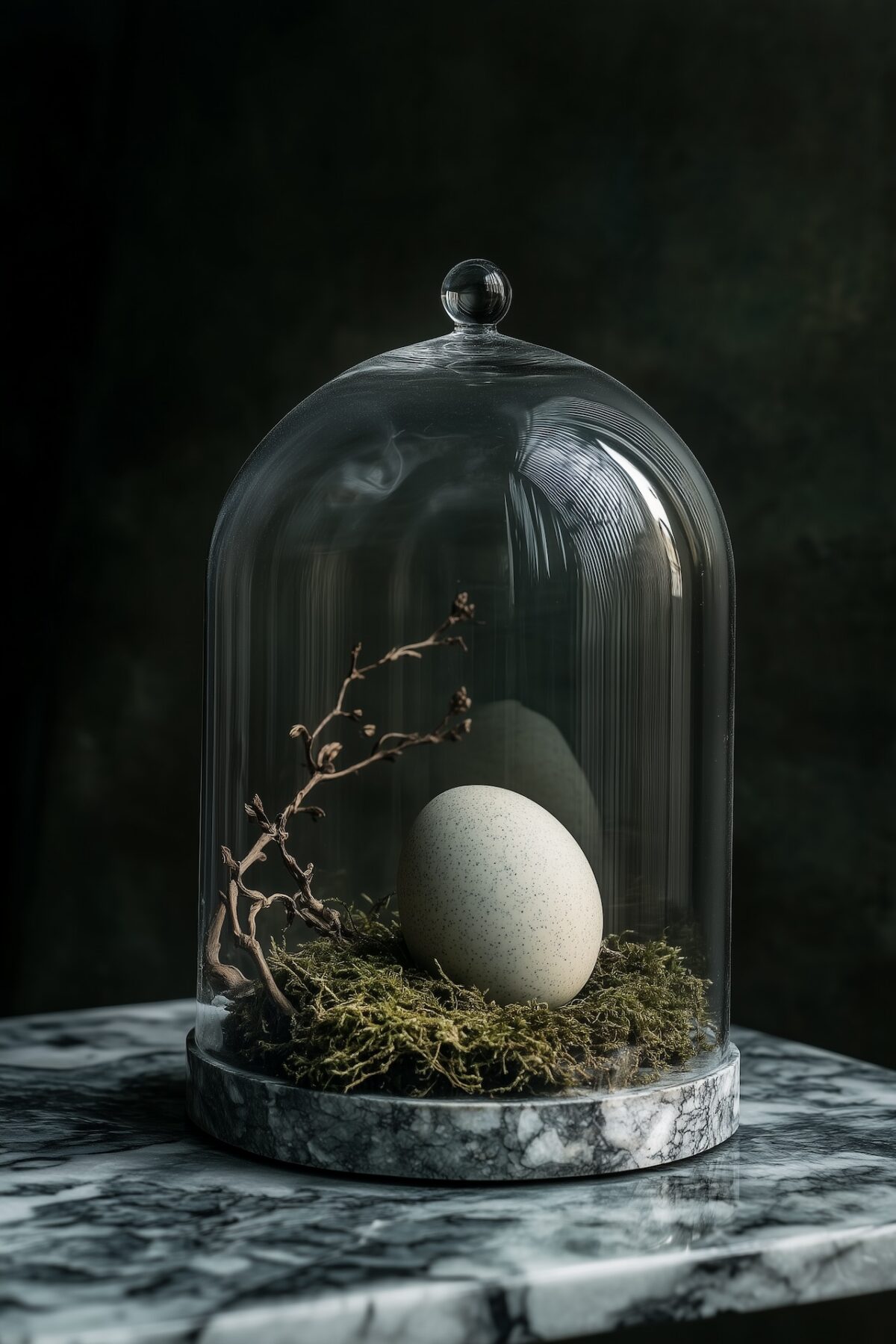 terrarium diy original mousse oeuf décoration de saison