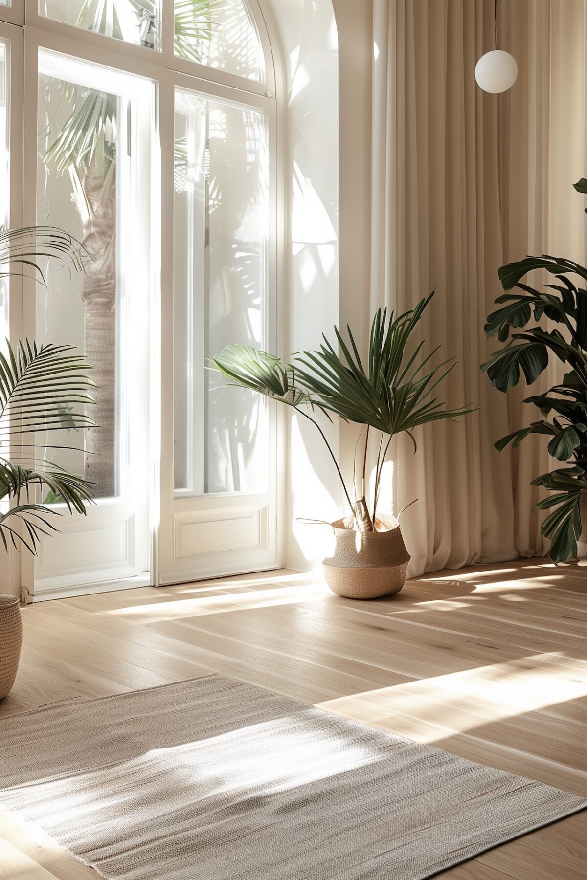 aménager coin yoga chez soi maison plantes bien-être