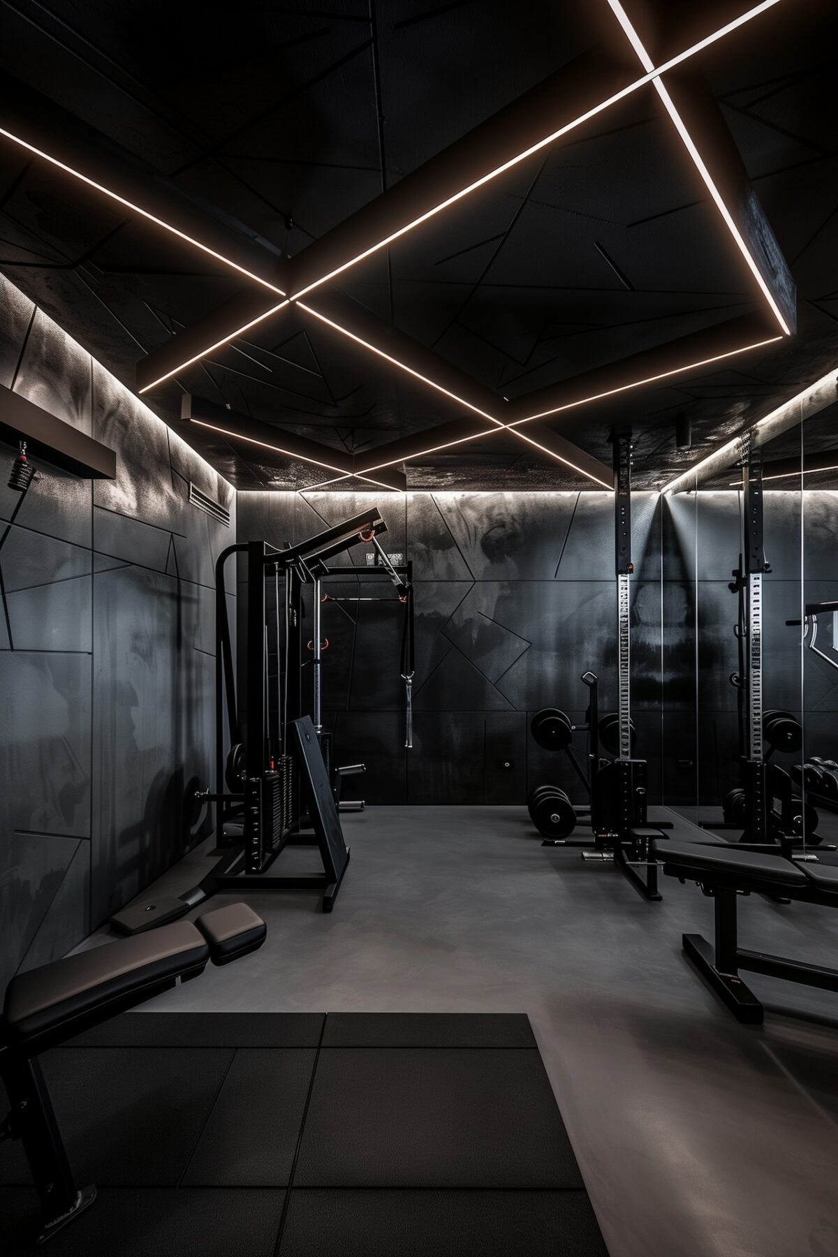 conseil transformation avant après garage salle de muscu maison