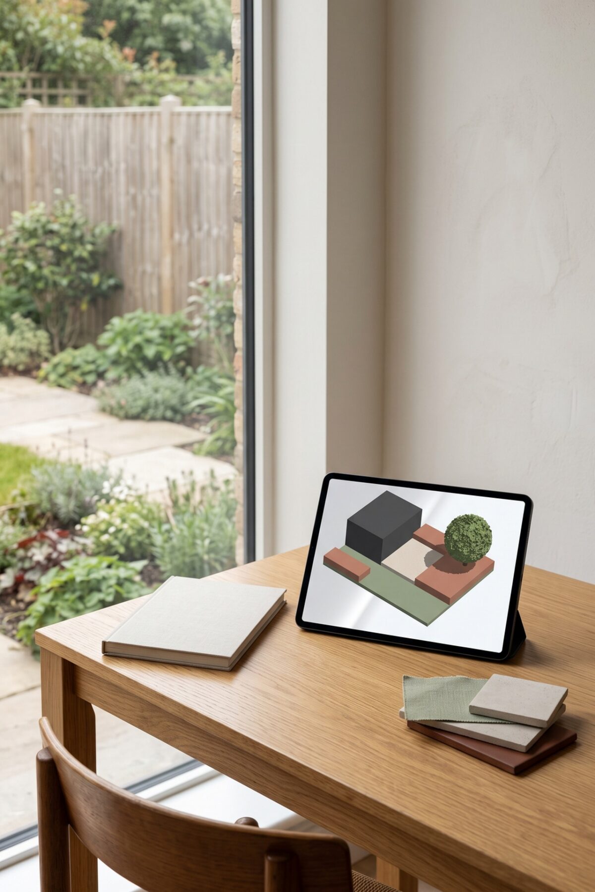 Comparaison de plusieurs versions d’un projet d’aménagement de jardin